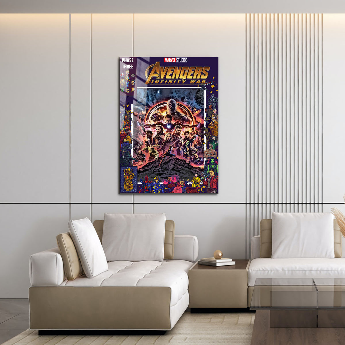 Flex Designs Metal Poster Avengers Infinity War Comics 16 x 24" Home Goods - Movie 2018 Movie Metal Poster