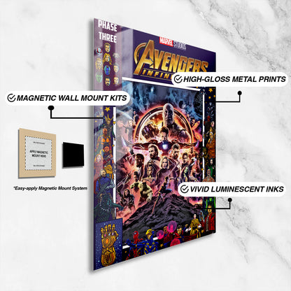 Flex Designs Metal Poster Avengers Infinity War Comics 16 x 24" Home Goods - Movie 2018 Movie Metal Poster