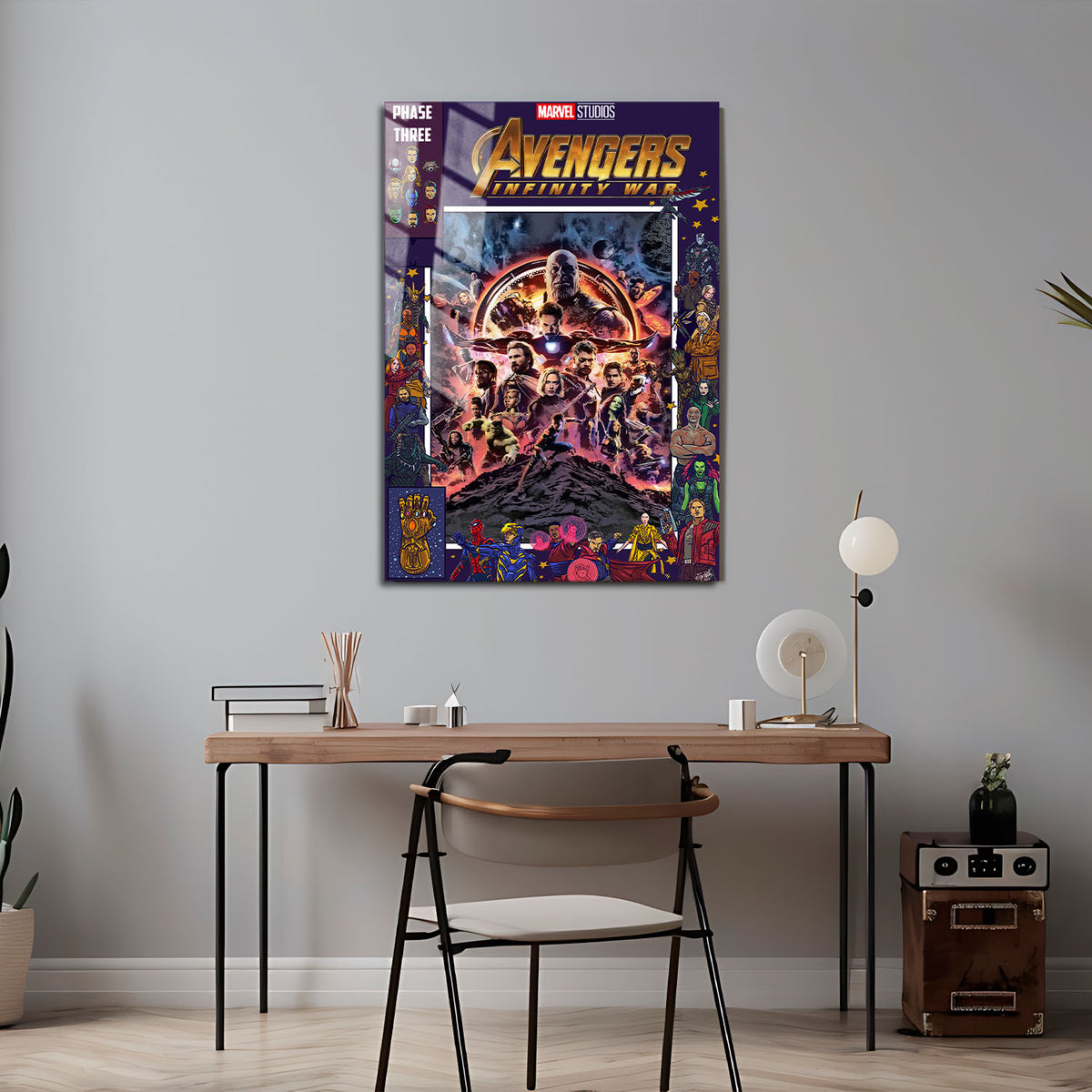 Flex Designs Metal Poster Avengers Infinity War Comics 5 x 7" Home Goods - Movie 2018 Movie Metal Poster