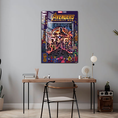 Flex Designs Metal Poster Avengers Infinity War Comics 5 x 7" Home Goods - Movie 2018 Movie Metal Poster