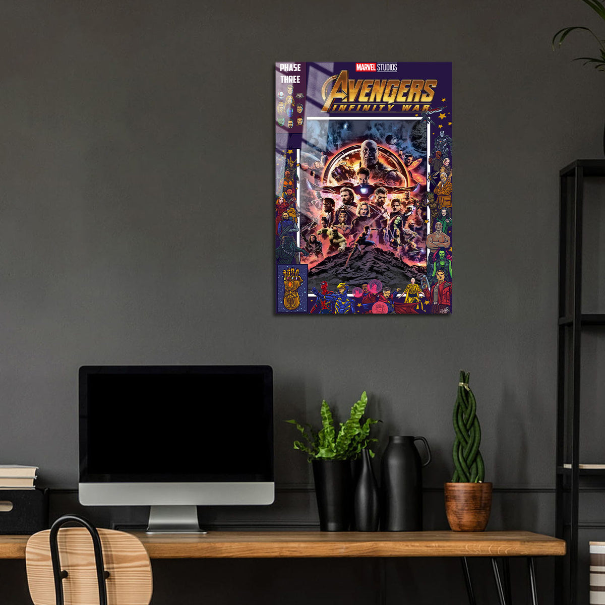 Flex Designs Metal Poster Avengers Infinity War Comics 24 x 36" Home Goods - Movie 2018 Movie Metal Poster
