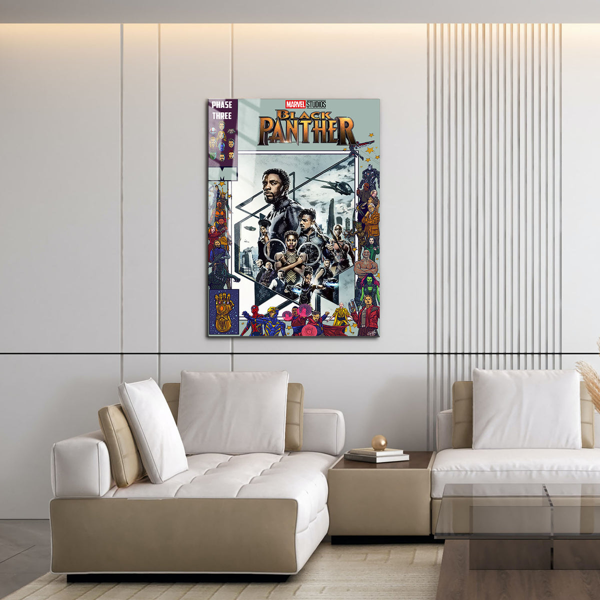 Flex Designs Metal Poster Black Panther Comics 16 x 24" Home Goods - Movie 2018 Movie Metal Poster
