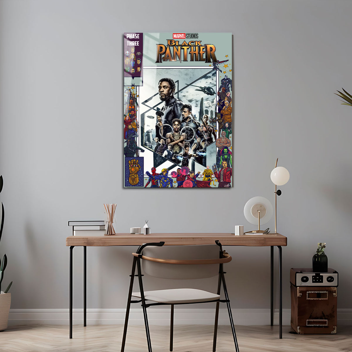 Flex Designs Metal Poster Black Panther Comics 5 x 7" Home Goods - Movie 2018 Movie Metal Poster