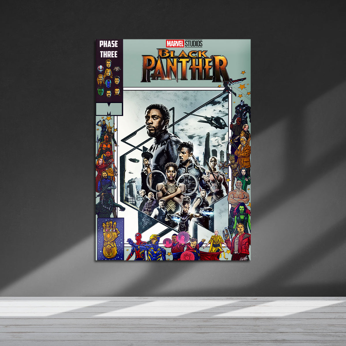 Flex Designs Metal Poster Black Panther Comics 5 x 7" Home Goods - Movie 2018 Movie Metal Poster