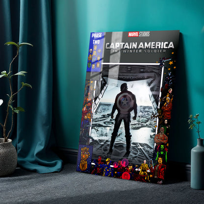Flex Designs Metal Poster Captain America The Winter Soldier Comics 24 x 36" Home Goods - Movie 2014 Movie Metal Poster