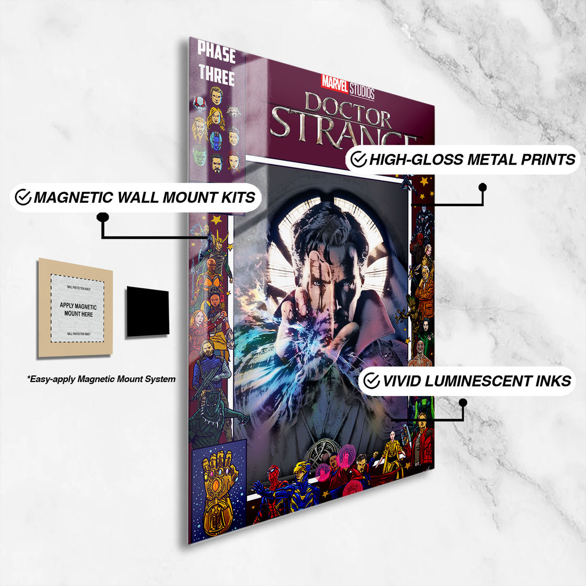 Flex Designs Metal Poster Doctor Strange Comics 16 x 24" Home Goods - Movie 2016 Movie Metal Poster