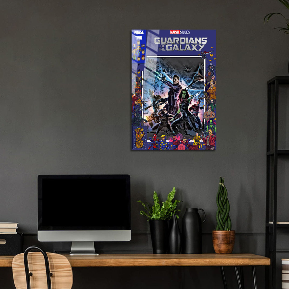 Flex Designs Metal Poster Guardians of the Galaxy Comics 24 x 36" Home Goods - Movie 2014 Movie Metal Poster