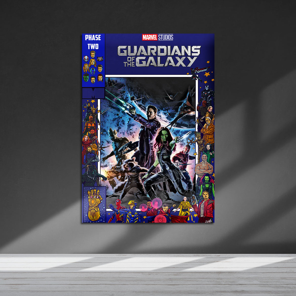 Flex Designs Metal Poster Guardians of the Galaxy Comics 5 x 7" Home Goods - Movie 2014 Movie Metal Poster