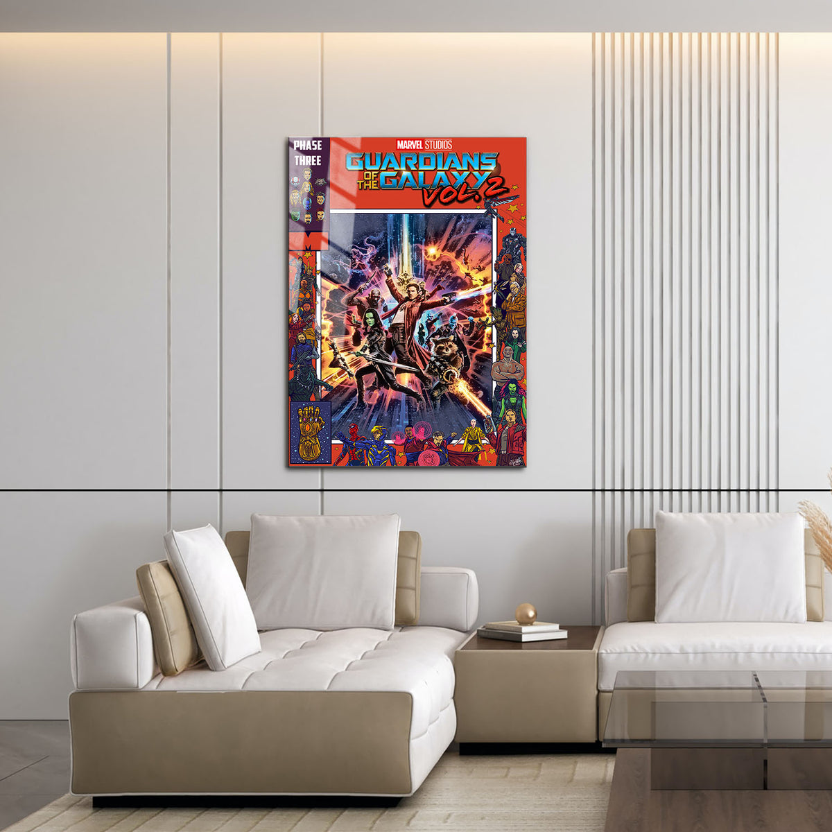 Flex Designs Metal Poster Guardians of the Galaxy Vol 2 Comics 16 x 24" Home Goods - Movie 2017 Movie Metal Poster