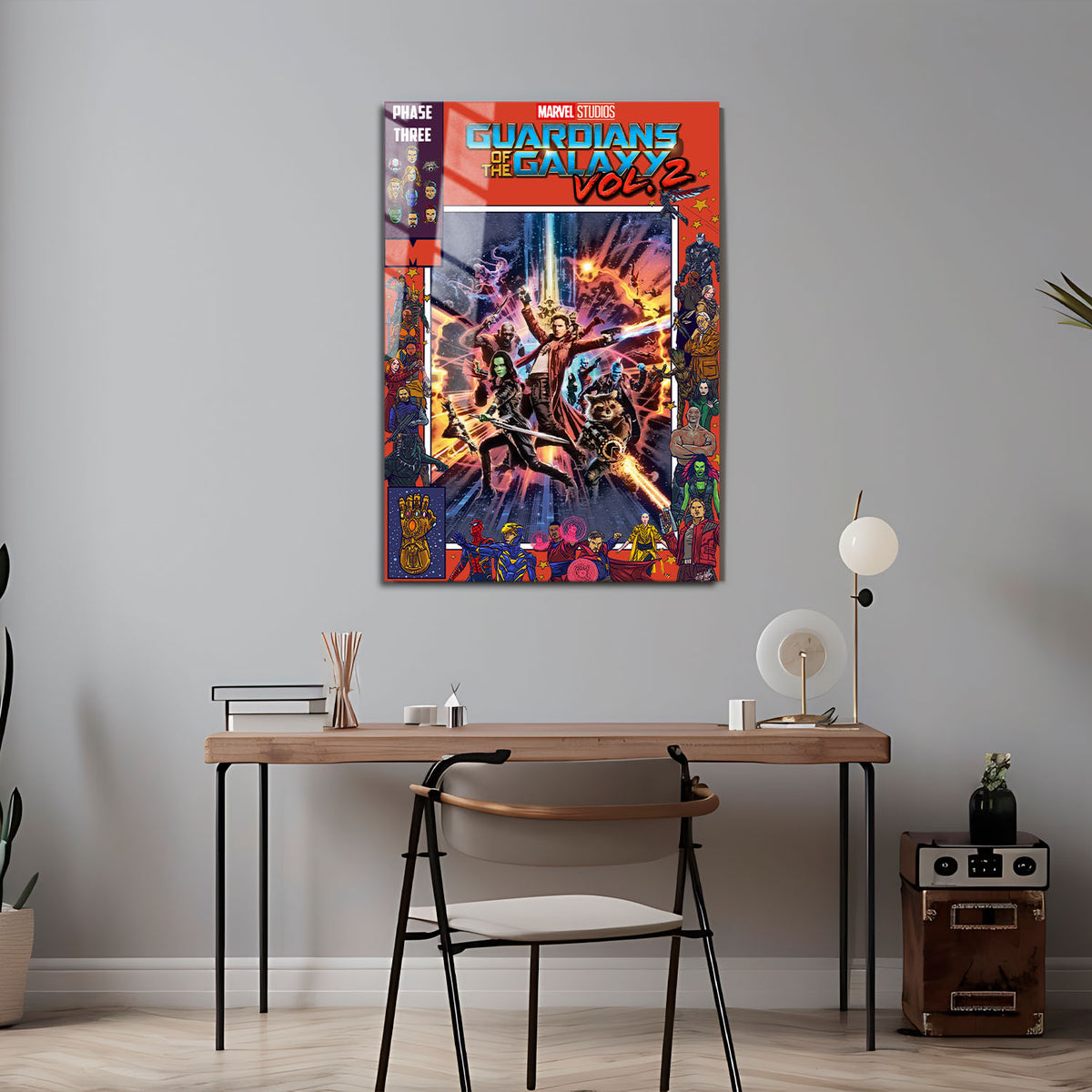 Flex Designs Metal Poster Guardians of the Galaxy Vol 2 Comics 5 x 7" Home Goods - Movie 2017 Movie Metal Poster
