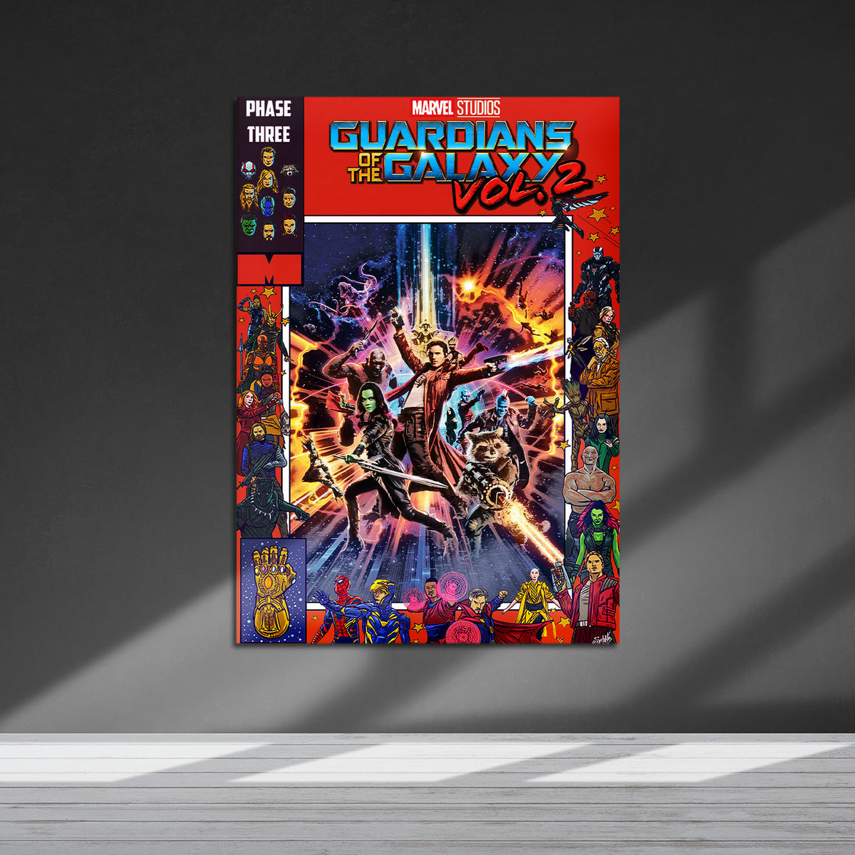 Flex Designs Metal Poster Guardians of the Galaxy Vol 2 Comics 5 x 7" Home Goods - Movie 2017 Movie Metal Poster