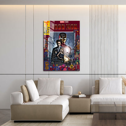 Flex Designs Metal Poster Iron Man Comics 16 x 24" Home Goods - Movie 2008 Movie Metal Poster