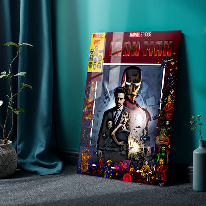 Flex Designs Metal Poster Iron Man Comics 24 x 36" Home Goods - Movie 2008 Movie Metal Poster