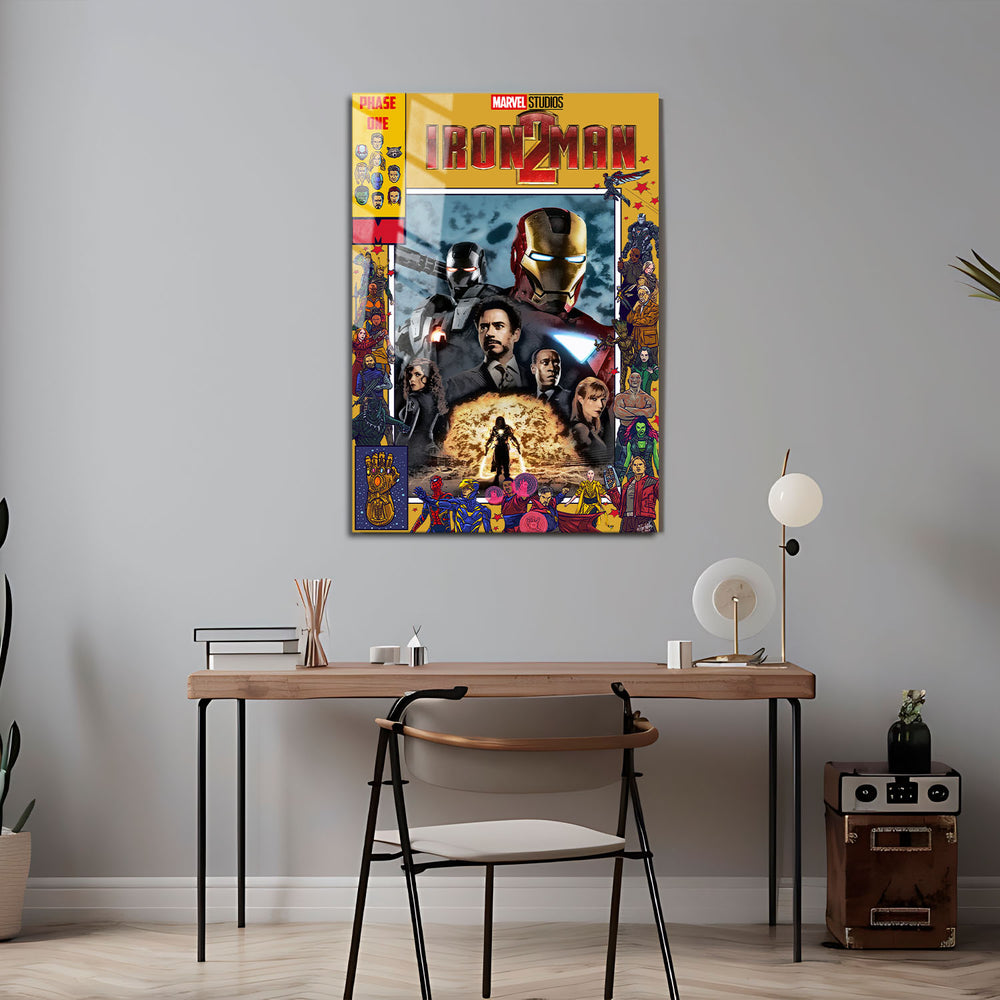 Flex Designs Metal Poster Iron Man 2 Comics 5 x 7" Home Goods - Movie 2010 Movie Metal Poster