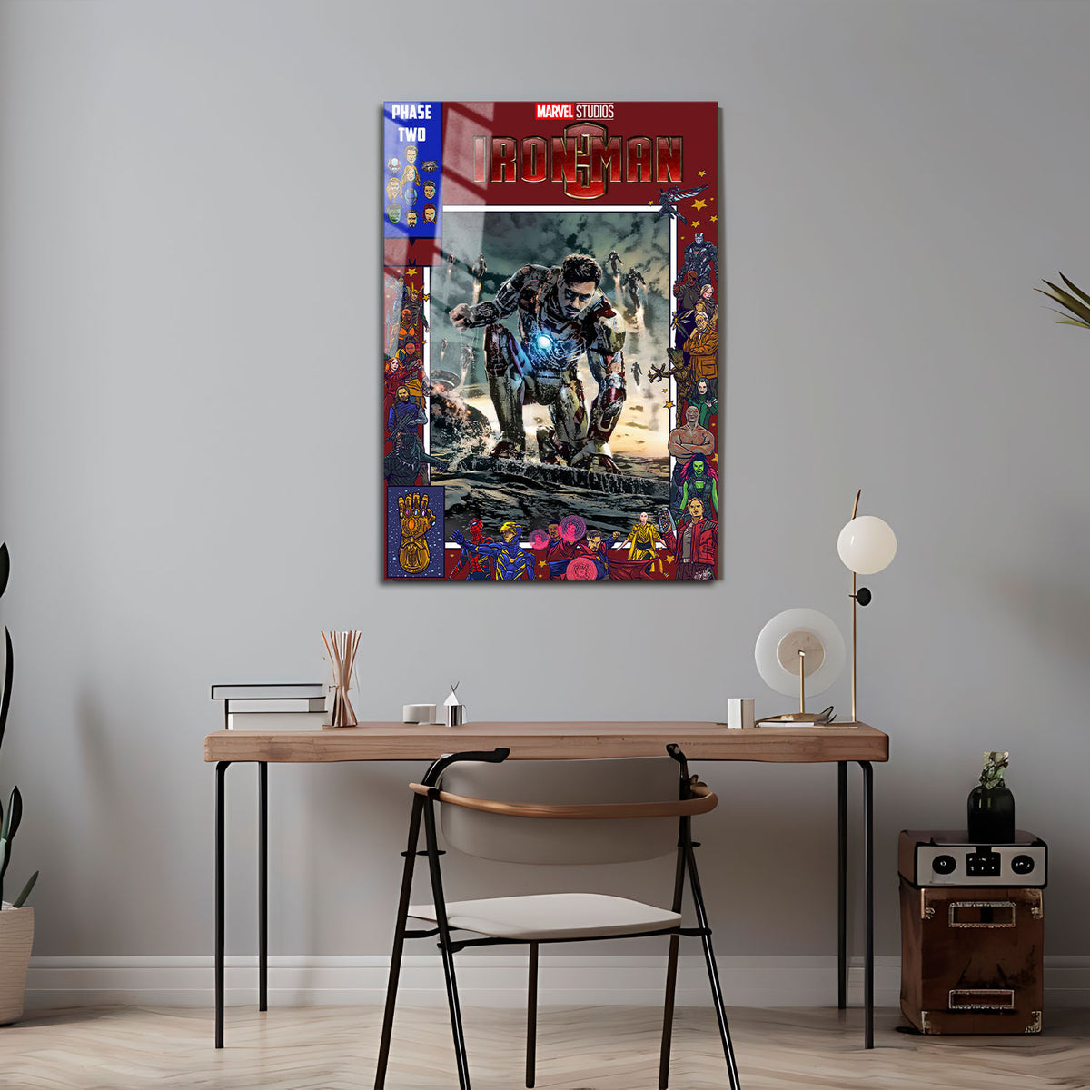 Flex Designs Metal Poster Iron Man 3 Comics 5 x 7" Home Goods - Movie 2013 Movie Metal Poster