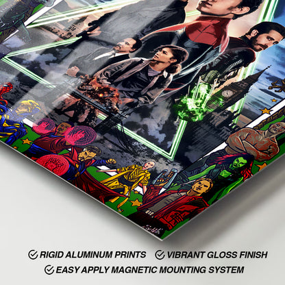 Flex Designs Metal Poster Spider-Man Far From Home Comics 11 x 17" Home Goods - Movie 2019 Movie Metal Poster