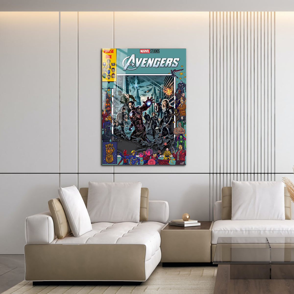 Flex Designs Metal Poster The Avengers Comics 16 x 24" Home Goods - Movie 2012 Movie Metal Poster