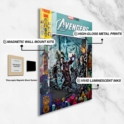 Flex Designs Metal Poster The Avengers Comics 16 x 24" Home Goods - Movie 2012 Movie Metal Poster