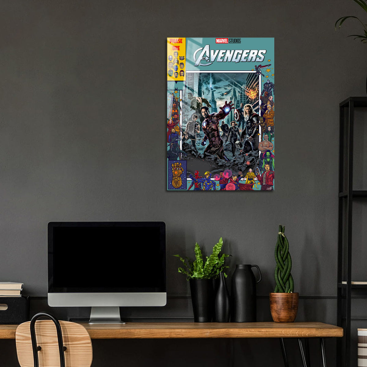 Flex Designs Metal Poster The Avengers Comics 24 x 36" Home Goods - Movie 2012 Movie Metal Poster