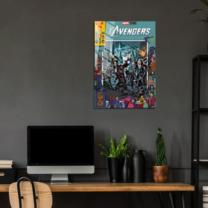 Flex Designs Metal Poster The Avengers Comics 24 x 36" Home Goods - Movie 2012 Movie Metal Poster
