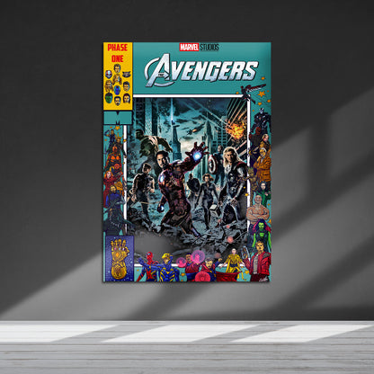 Flex Designs Metal Poster The Avengers Comics 5 x 7" Home Goods - Movie 2012 Movie Metal Poster