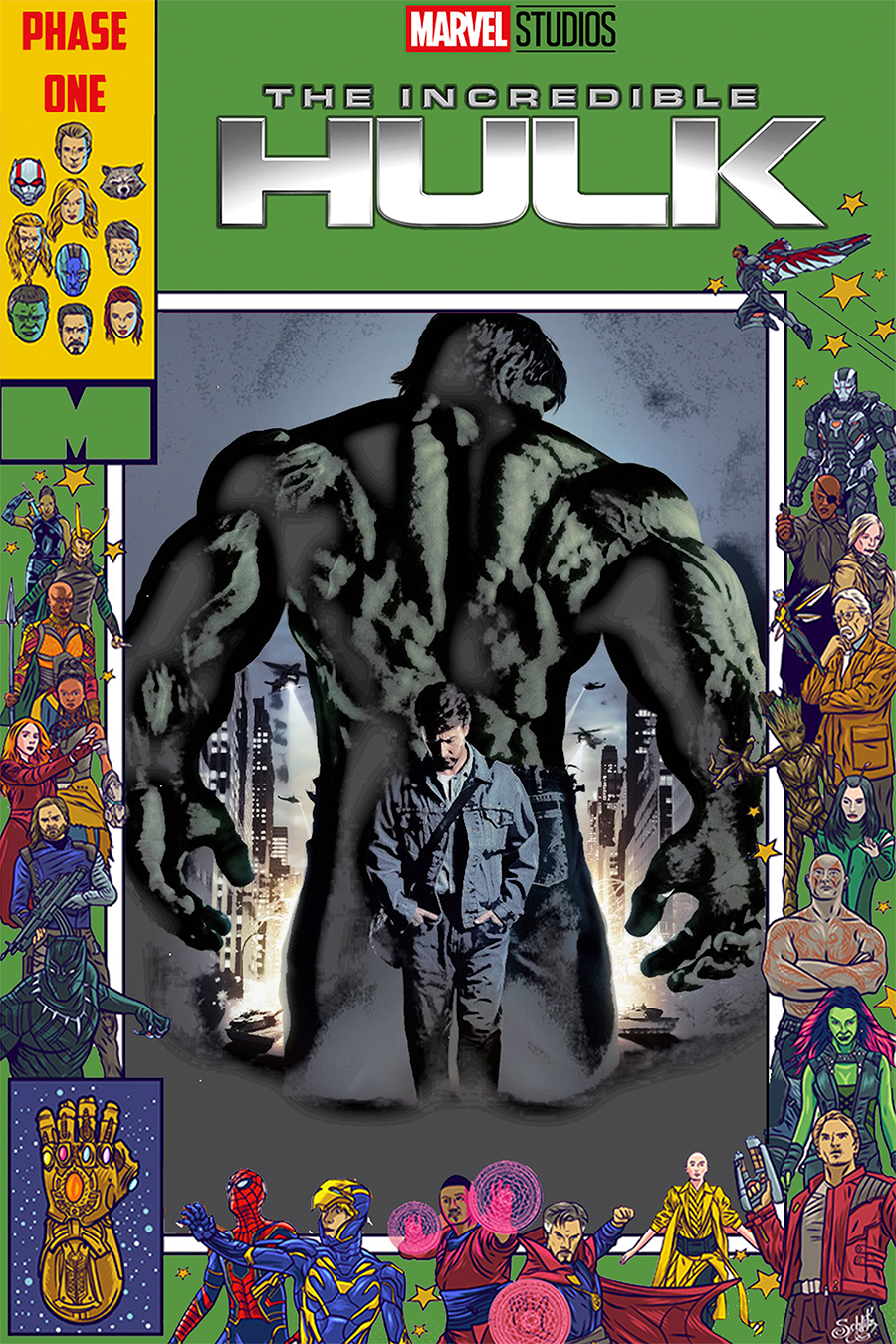 Flex Designs Metal Poster The Incredible Hulk Comics 11 x 17" Home Goods - Movie 2008 Movie Metal Poster