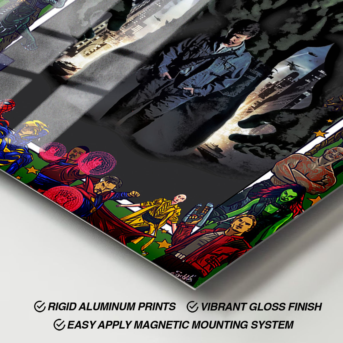 Flex Designs Metal Poster The Incredible Hulk Comics 11 x 17" Home Goods - Movie 2008 Movie Metal Poster
