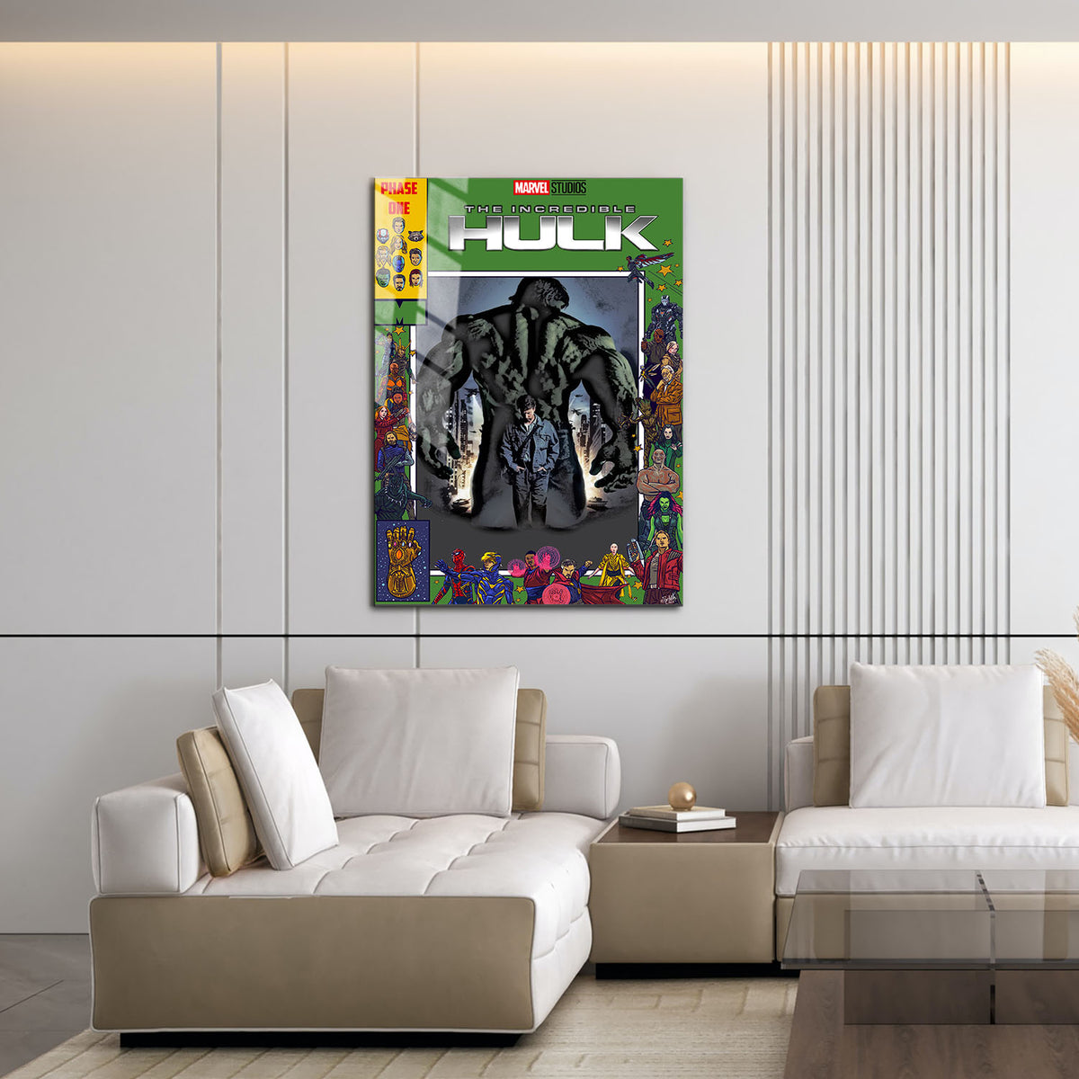 Flex Designs Metal Poster The Incredible Hulk Comics 16 x 24" Home Goods - Movie 2008 Movie Metal Poster
