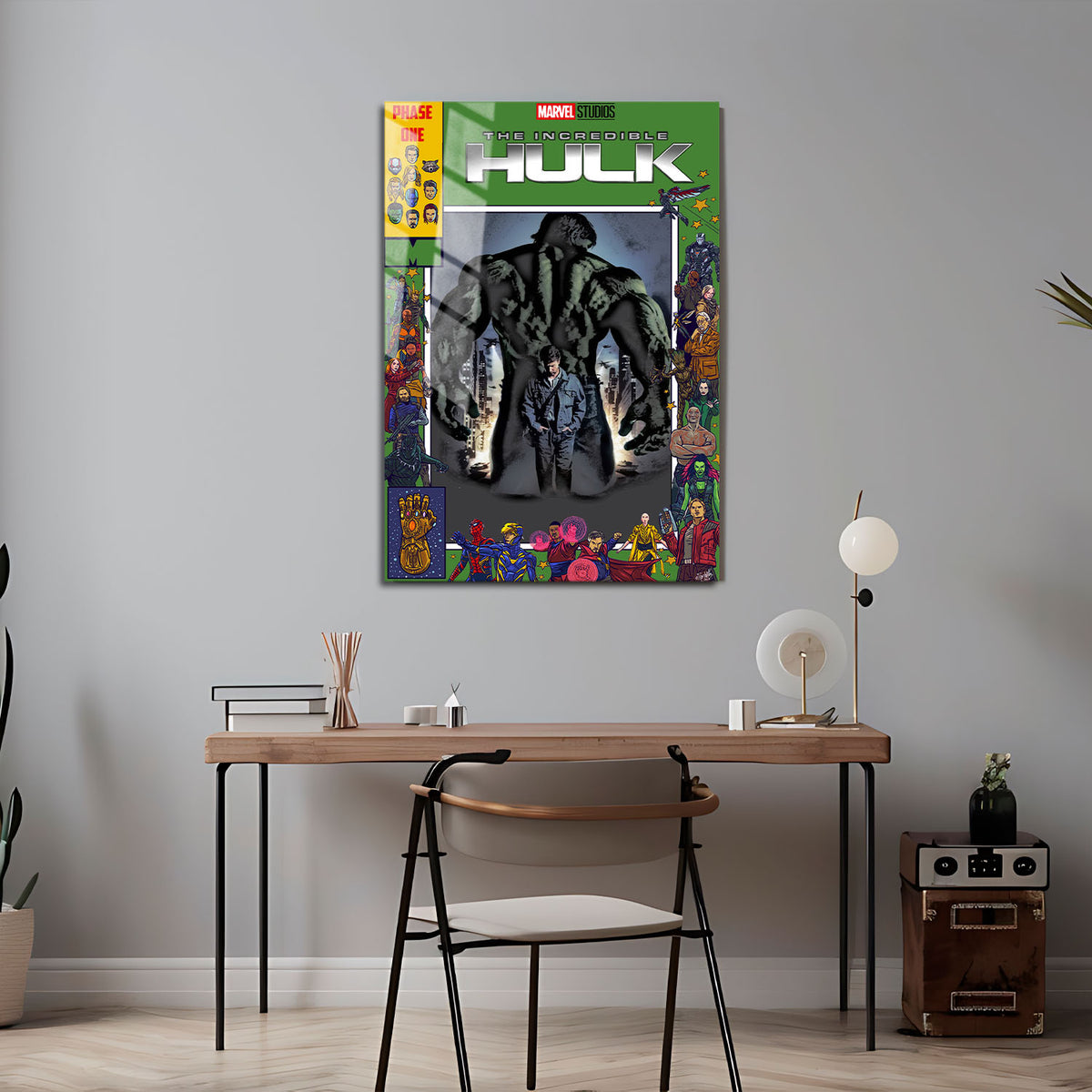Flex Designs Metal Poster The Incredible Hulk Comics 5 x 7" Home Goods - Movie 2008 Movie Metal Poster