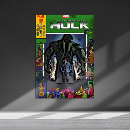 Flex Designs Metal Poster The Incredible Hulk Comics 5 x 7" Home Goods - Movie 2008 Movie Metal Poster