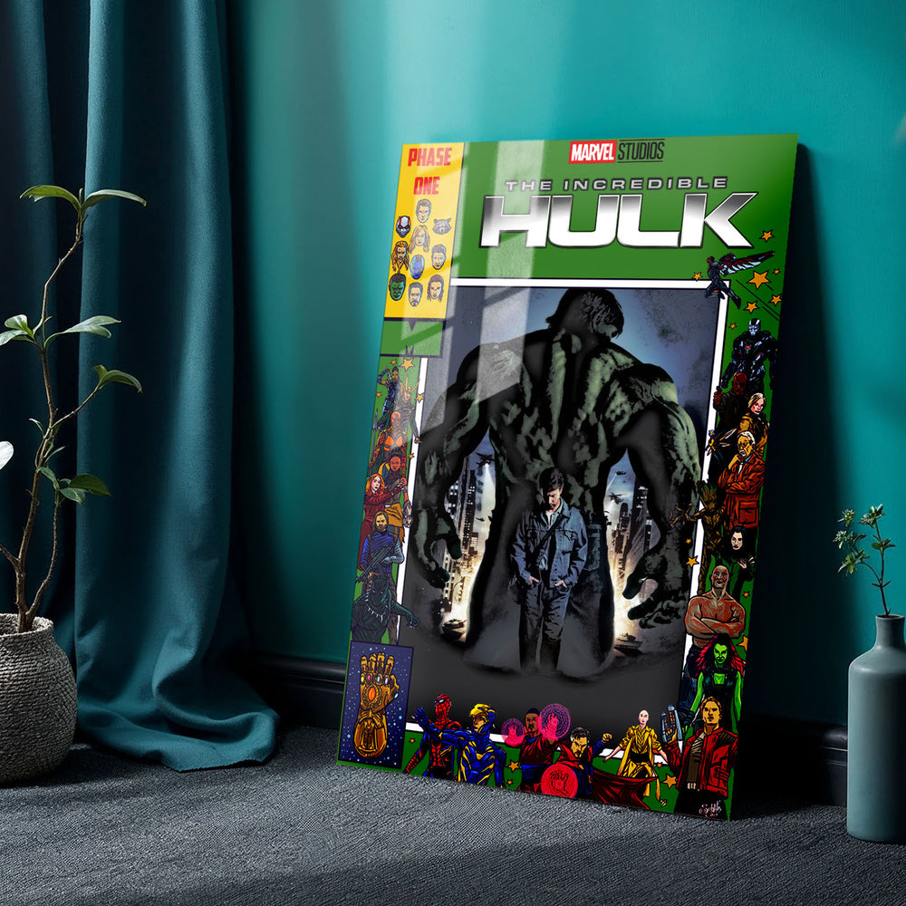 Flex Designs Metal Poster The Incredible Hulk Comics 24 x 36" Home Goods - Movie 2008 Movie Metal Poster