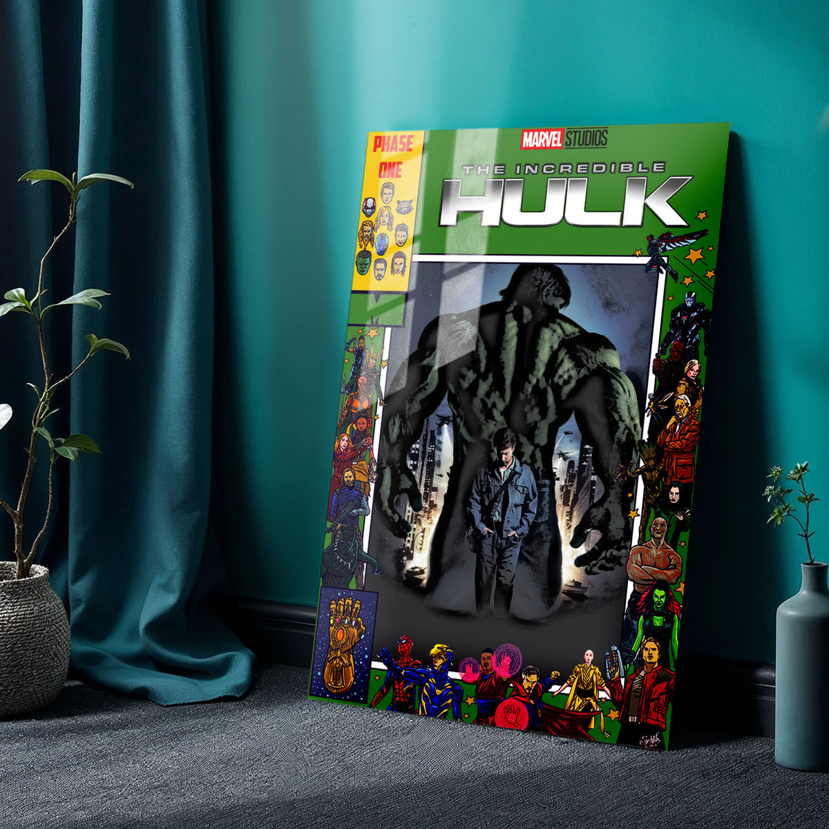 Flex Designs Metal Poster The Incredible Hulk Comics 24 x 36" Home Goods - Movie 2008 Movie Metal Poster