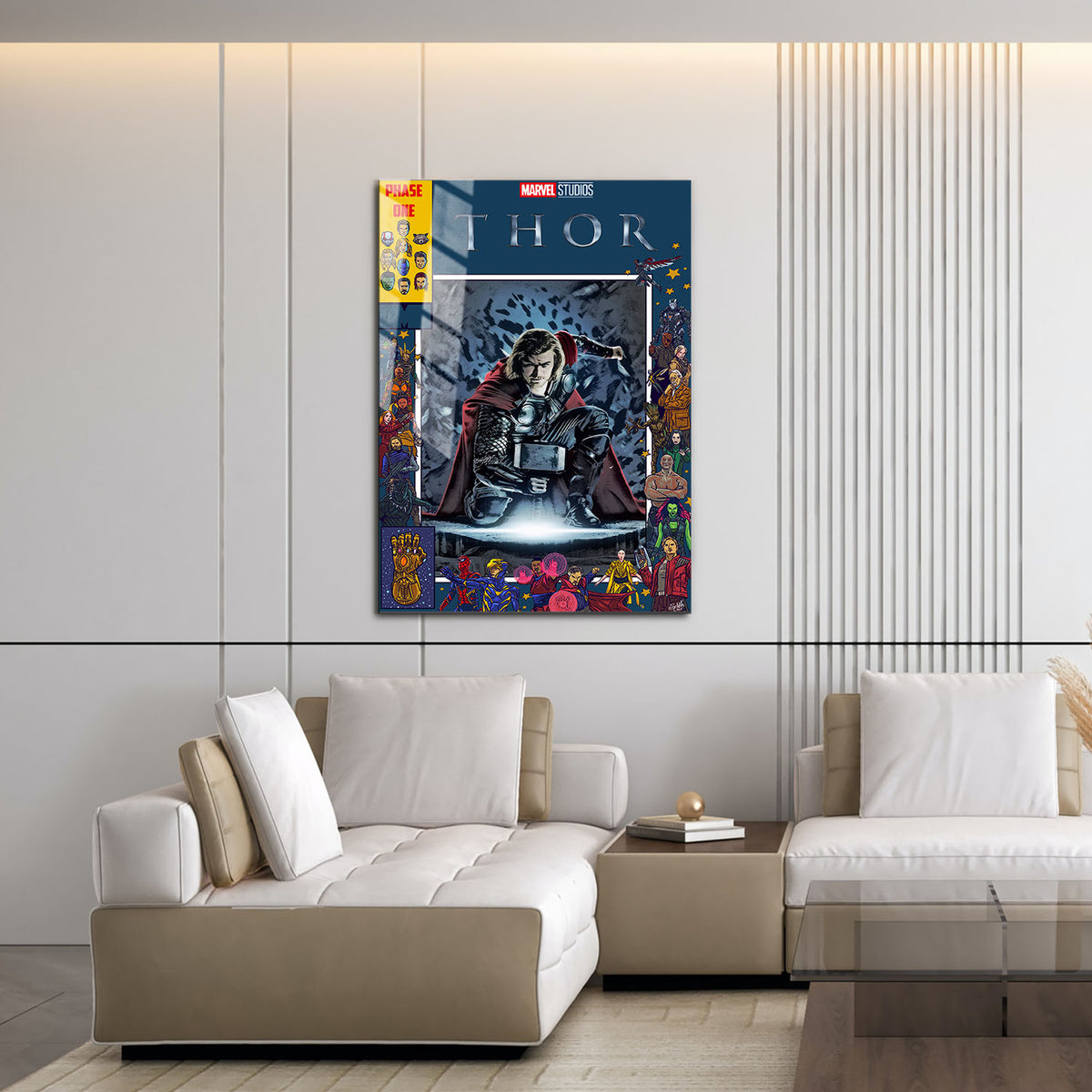 Flex Designs Metal Poster Thor Comics 16 x 24" Home Goods - Movie 2011 Movie Metal Poster