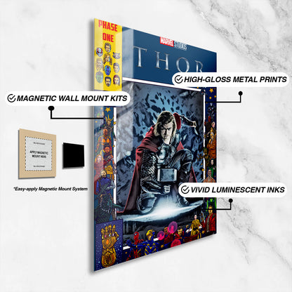 Flex Designs Metal Poster Thor Comics 16 x 24" Home Goods - Movie 2011 Movie Metal Poster