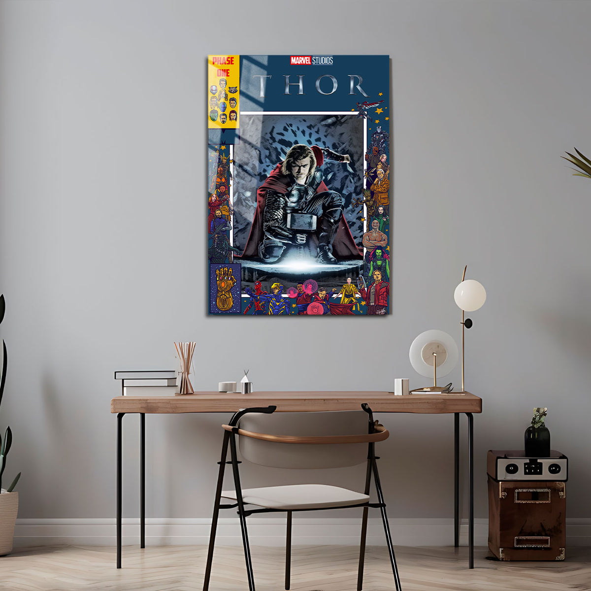 Flex Designs Metal Poster Thor Comics 5 x 7" Home Goods - Movie 2011 Movie Metal Poster