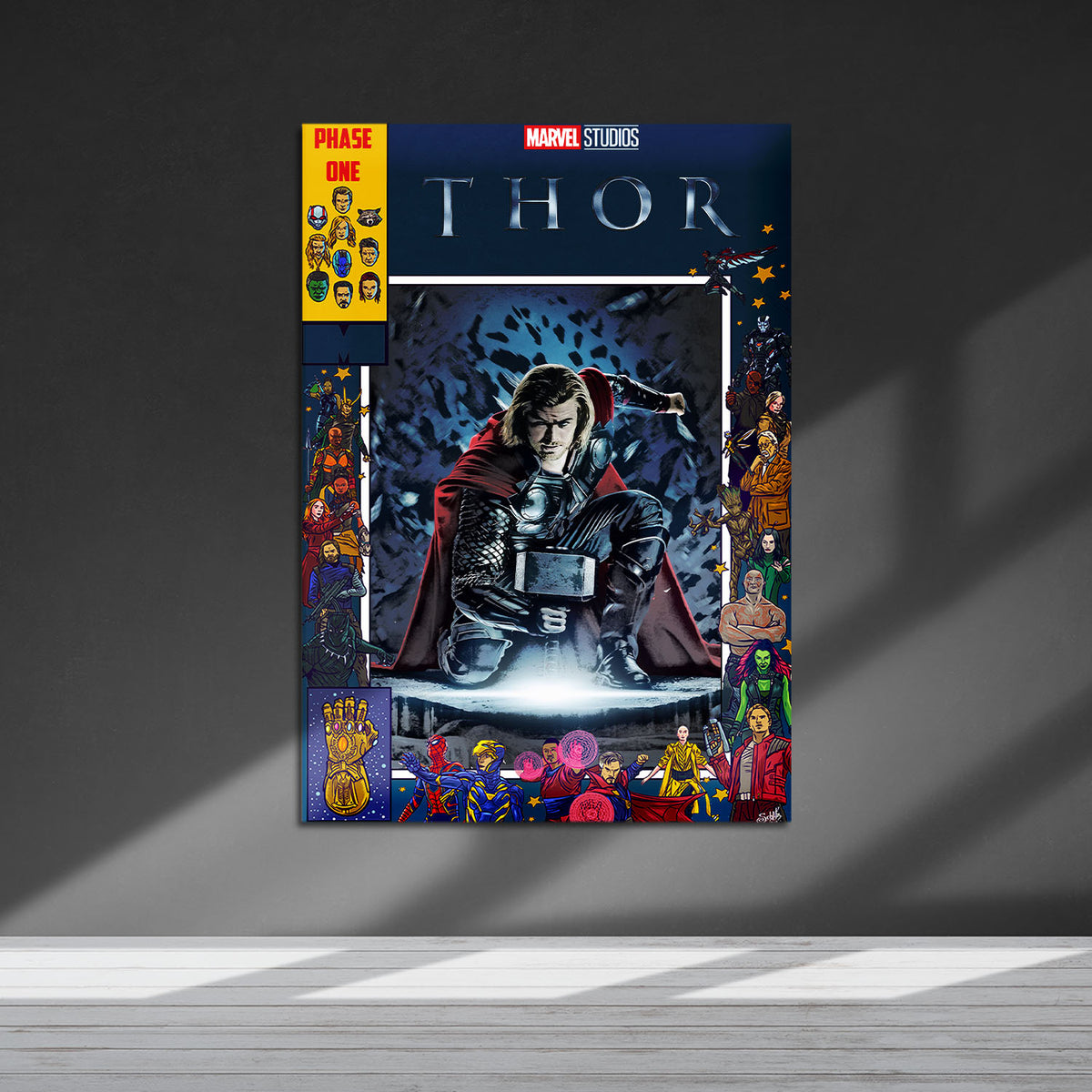 Flex Designs Metal Poster Thor Comics 5 x 7" Home Goods - Movie 2011 Movie Metal Poster