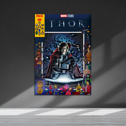 Flex Designs Metal Poster Thor Comics 5 x 7" Home Goods - Movie 2011 Movie Metal Poster