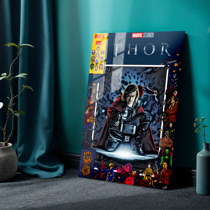 Flex Designs Metal Poster Thor Comics 24 x 36" Home Goods - Movie 2011 Movie Metal Poster