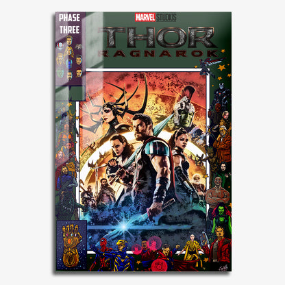 Flex Designs Metal Poster Thor Ragnarok Comics 11 x 17" Home Goods - Movie 2017 Movie Metal Poster