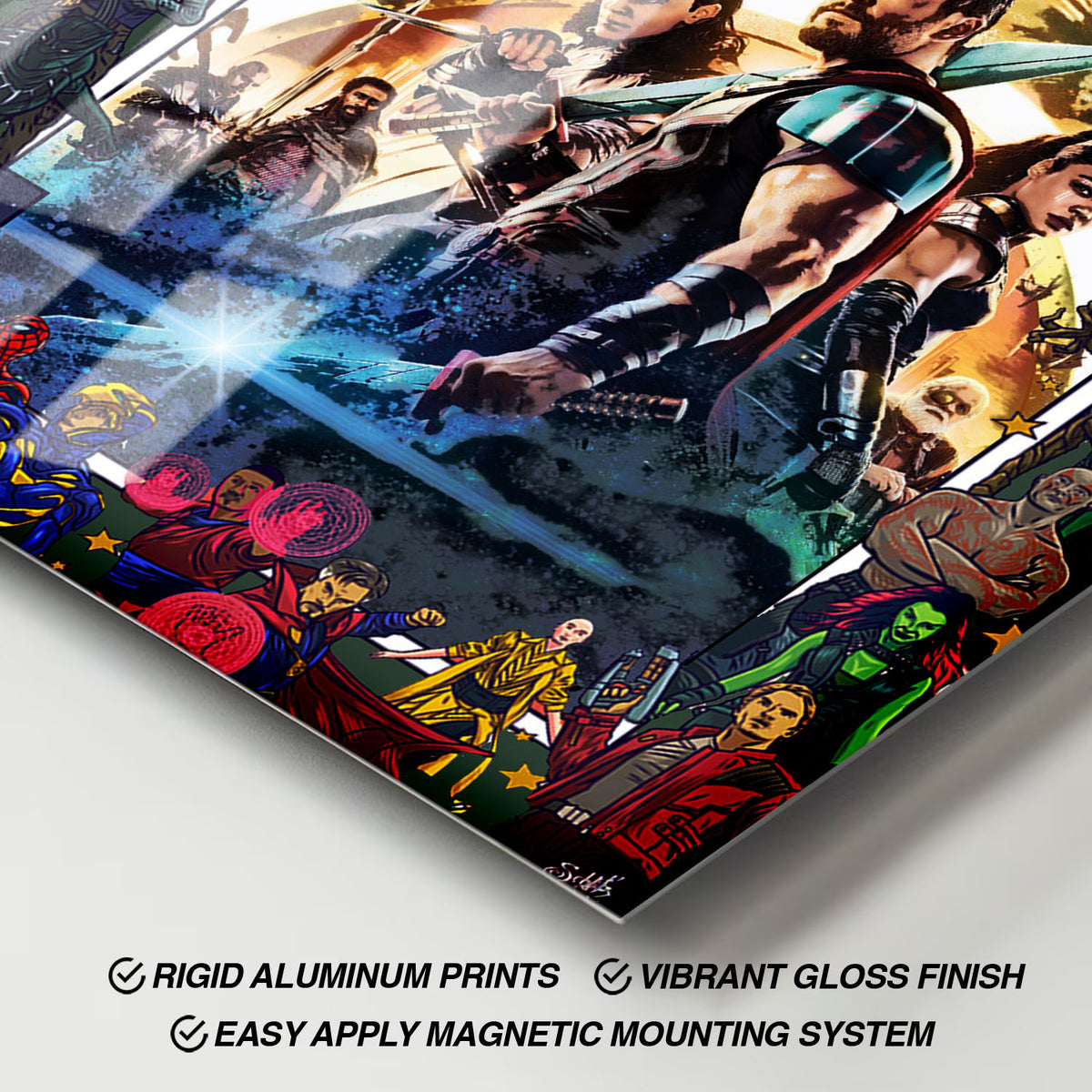Flex Designs Metal Poster Thor Ragnarok Comics 11 x 17" Home Goods - Movie 2017 Movie Metal Poster