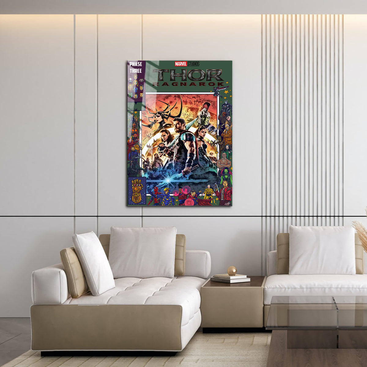 Flex Designs Metal Poster Thor Ragnarok Comics 16 x 24" Home Goods - Movie 2017 Movie Metal Poster