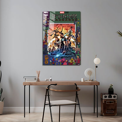 Flex Designs Metal Poster Thor Ragnarok Comics 5 x 7" Home Goods - Movie 2017 Movie Metal Poster