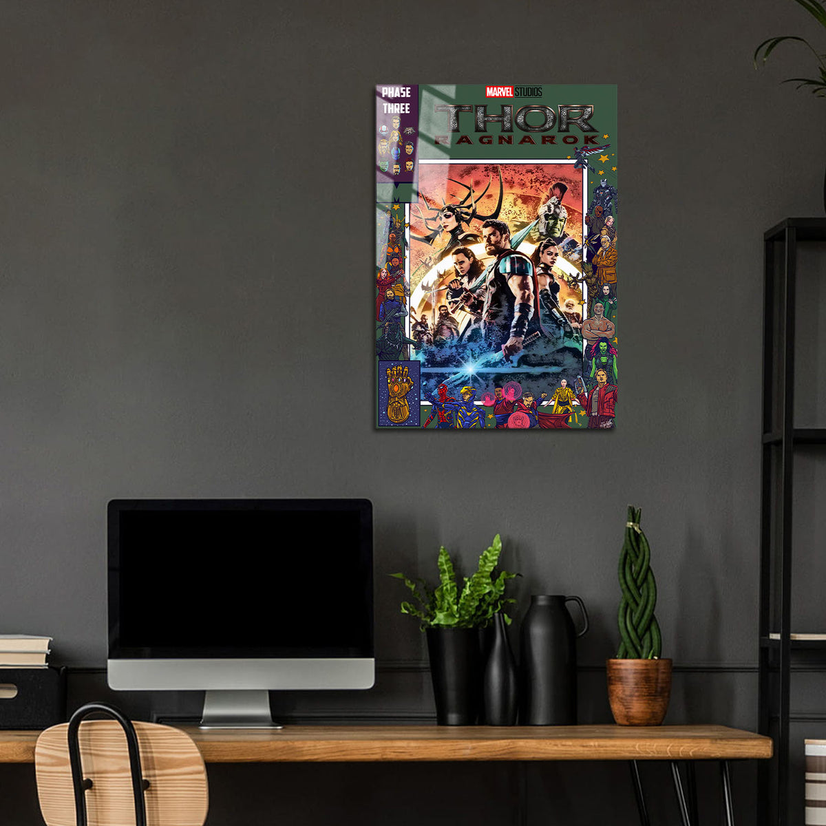 Flex Designs Metal Poster Thor Ragnarok Comics 24 x 36" Home Goods - Movie 2017 Movie Metal Poster