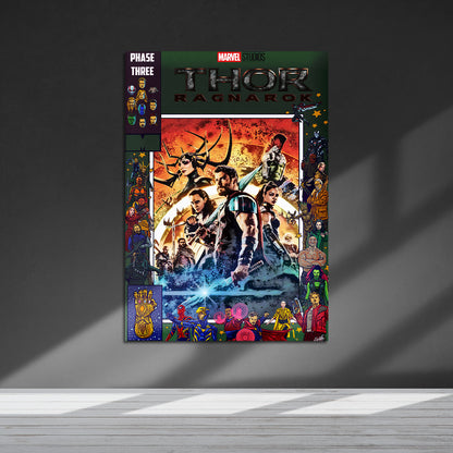 Flex Designs Metal Poster Thor Ragnarok Comics 5 x 7" Home Goods - Movie 2017 Movie Metal Poster