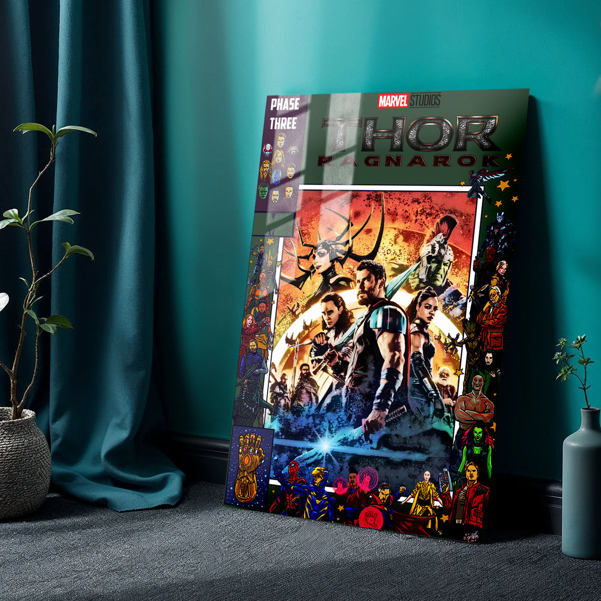 Flex Designs Metal Poster Thor Ragnarok Comics 24 x 36" Home Goods - Movie 2017 Movie Metal Poster