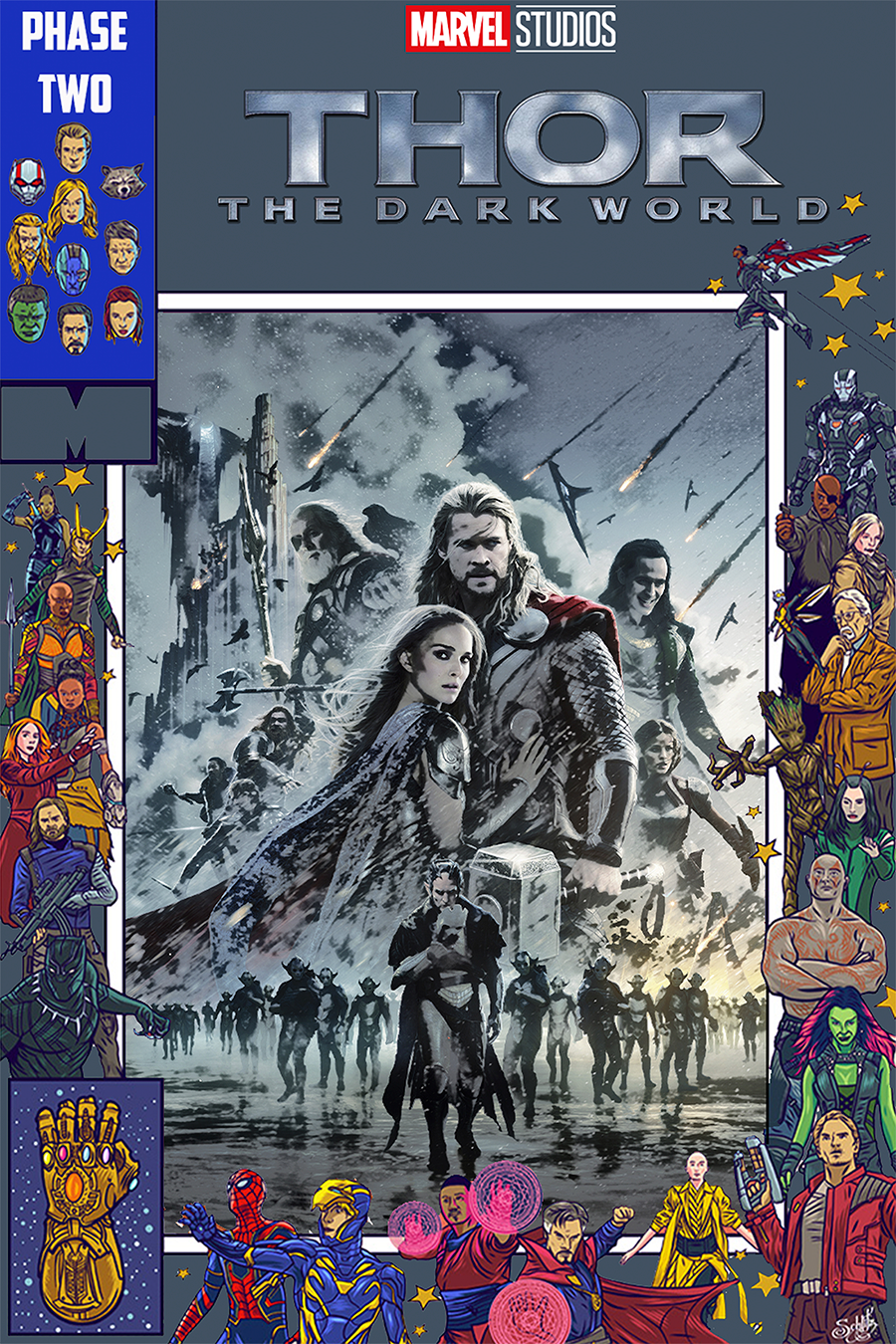 Flex Designs Metal Poster Thor The Dark World Comics 11 x 17" Home Goods - Movie 2013 Movie Metal Poster