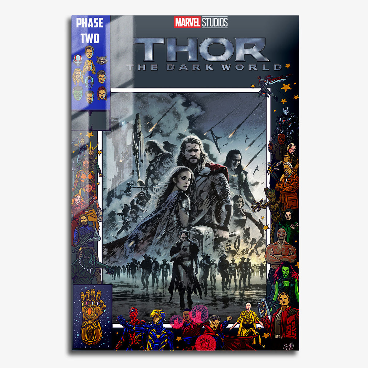 Flex Designs Metal Poster Thor The Dark World Comics 11 x 17" Home Goods - Movie 2013 Movie Metal Poster