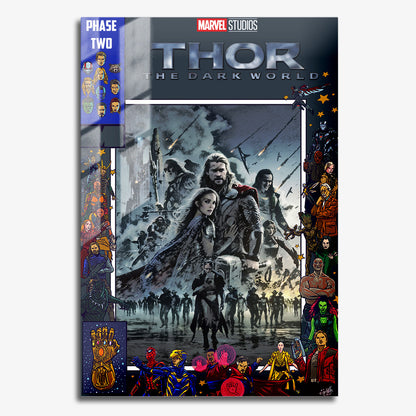 Flex Designs Metal Poster Thor The Dark World Comics 11 x 17" Home Goods - Movie 2013 Movie Metal Poster
