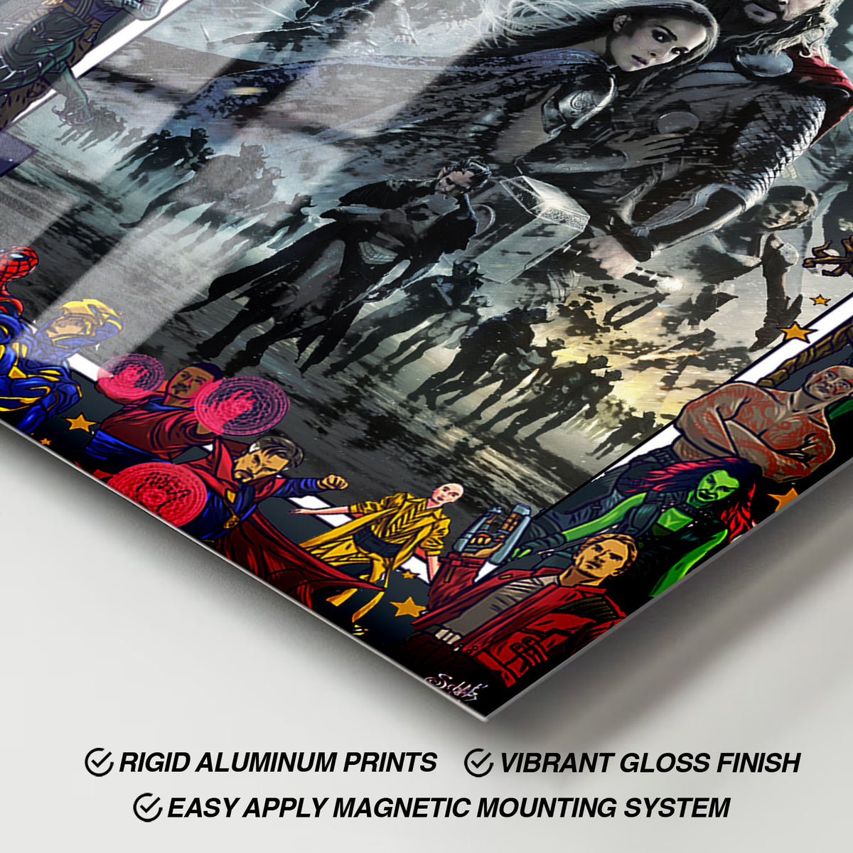 Flex Designs Metal Poster Thor The Dark World Comics 11 x 17" Home Goods - Movie 2013 Movie Metal Poster