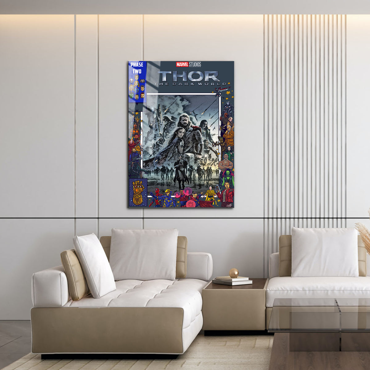 Flex Designs Metal Poster Thor The Dark World Comics 16 x 24" Home Goods - Movie 2013 Movie Metal Poster